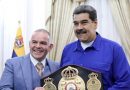 Maduro recibe al presidente de Asociación Mundial de Boxeo