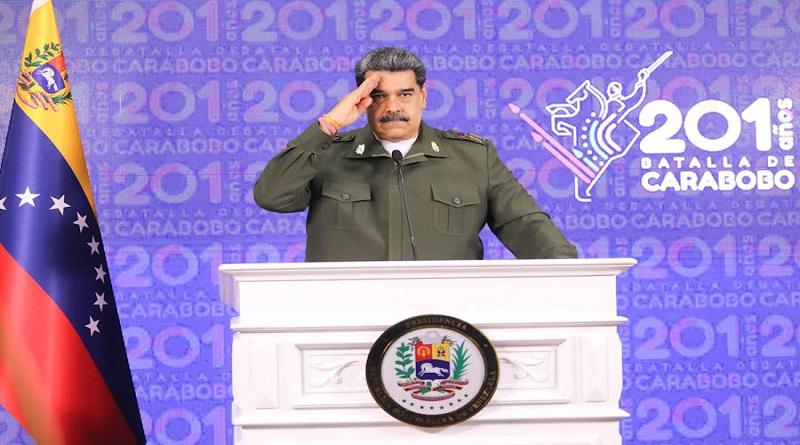 Presidente Maduro felicitó a los soldados bolivarianos por su participación en el acto de Carabobo