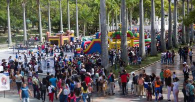 Niños y niñas festejan su día en el Paseo Los Próceres de Caracas