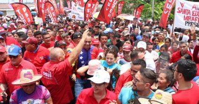 Furia Bolivariana desbordó calles de Turén en el estado Portuguesa