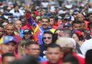 Jefe de Estado acompañó marcha de la juventud en contra de las sanciones