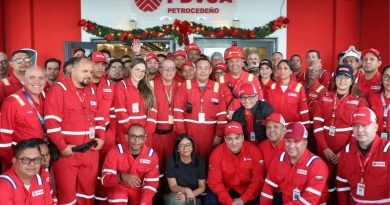 En Carabobo trabajadores de PDVSA rechazan las amenazas de E.UU contra Venezuela