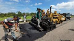 Inician trabajos de asfaltado en la autopista Ciudad Bolívar Puerto Ordaz