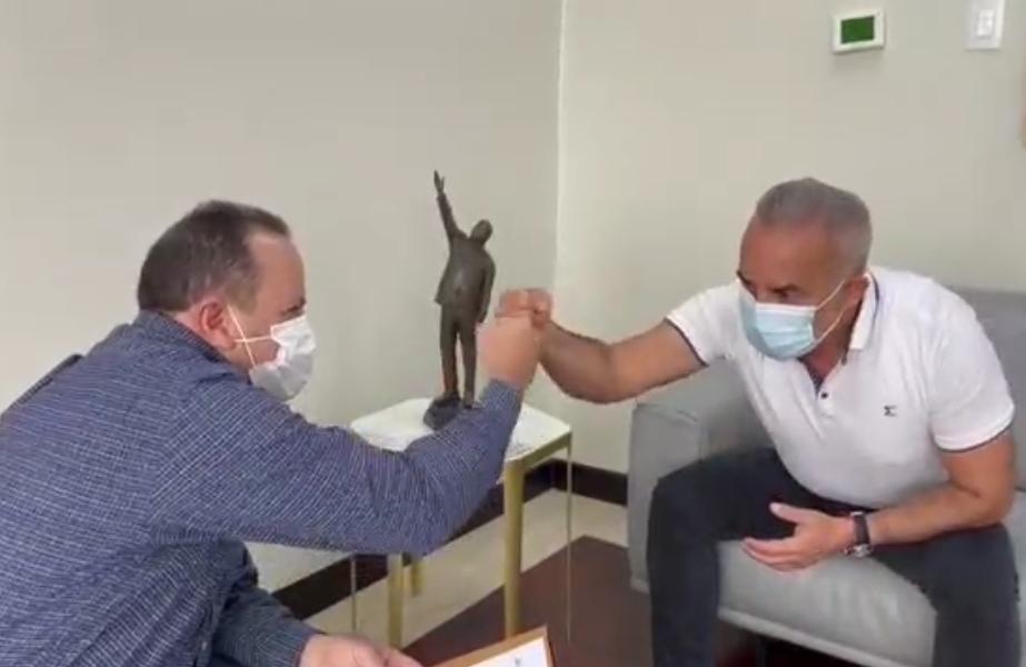 Ministro Marco Torres y gobernador Bernal sostuvieron reunión de trabajo para fortalecer el servicio de agua en Táchira