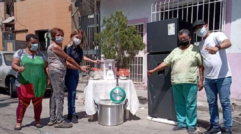 Casa de Alimentación en Caracas recibe implemento de cocina