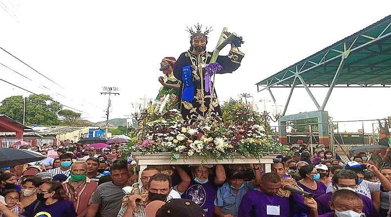 Procesión del Nazareno recorrió calles de Tinaco en Cojedes