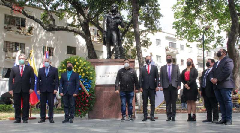 Concejo Municipal de Caracas recuerda al Generalísimo Francisco de Miranda