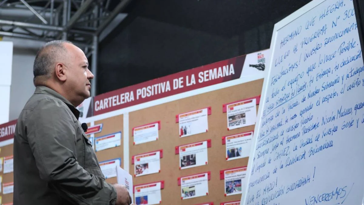 Diosdado Cabello: «No hay lugar de Venezuela donde no esté Aristóbulo»
