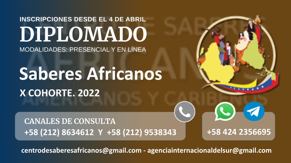 Centro de Saberes Africanos abre inscripciones para sus diplomados en África, América, Caribe y Religiones