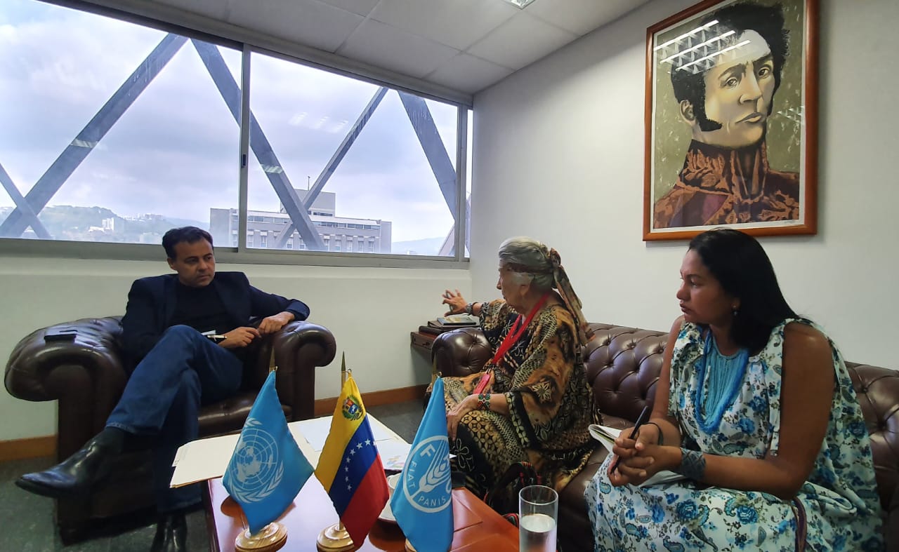 FAO establece acciones conjuntas en miras de atender a pueblos indígenas de Venezuela