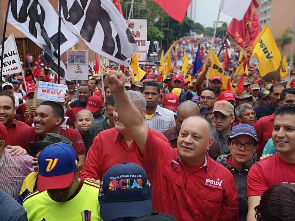 Cabello: Gracias a sus trabajadores y trabajadoras Venezuela ha resistido los ataques del imperialismo