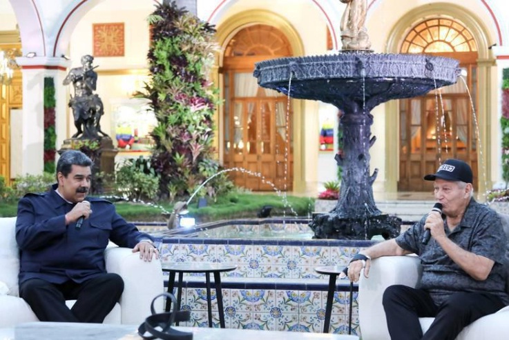 Presidente Maduro sostuvo encuentro con cantante Adalberto Santiago