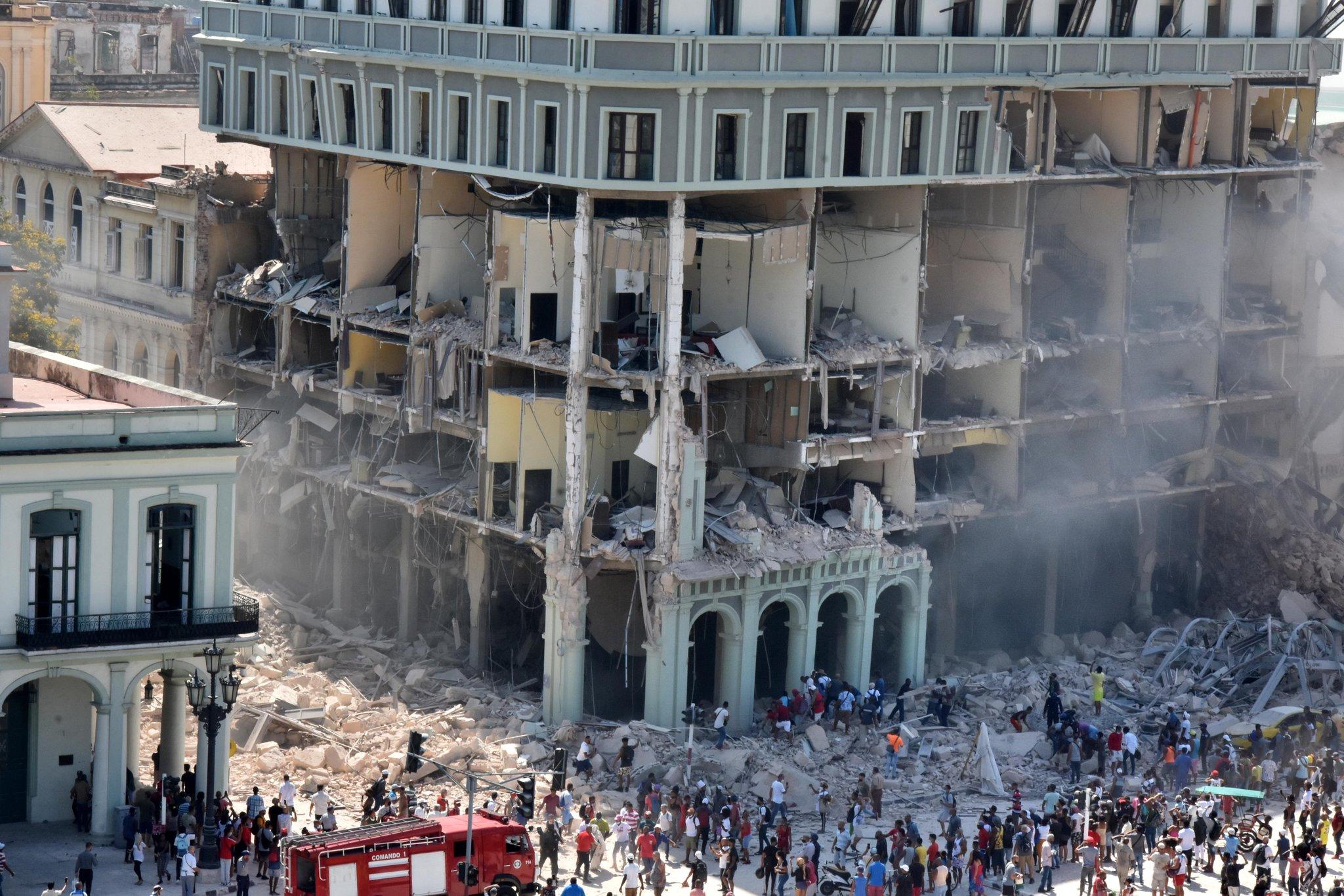 Al menos nueve fallecidos deja explosión en Hotel Saratoga de La Habana, Cuba