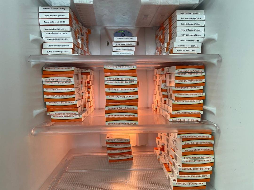 Llegaron al Zulia ampollas de suero antiofídico y antiescorpiónico