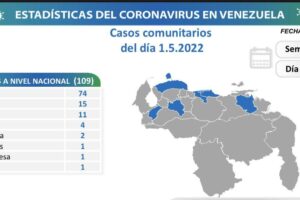 Venezuela registra 109 nuevos contagios de Covid-19 en las últimas 24 horas