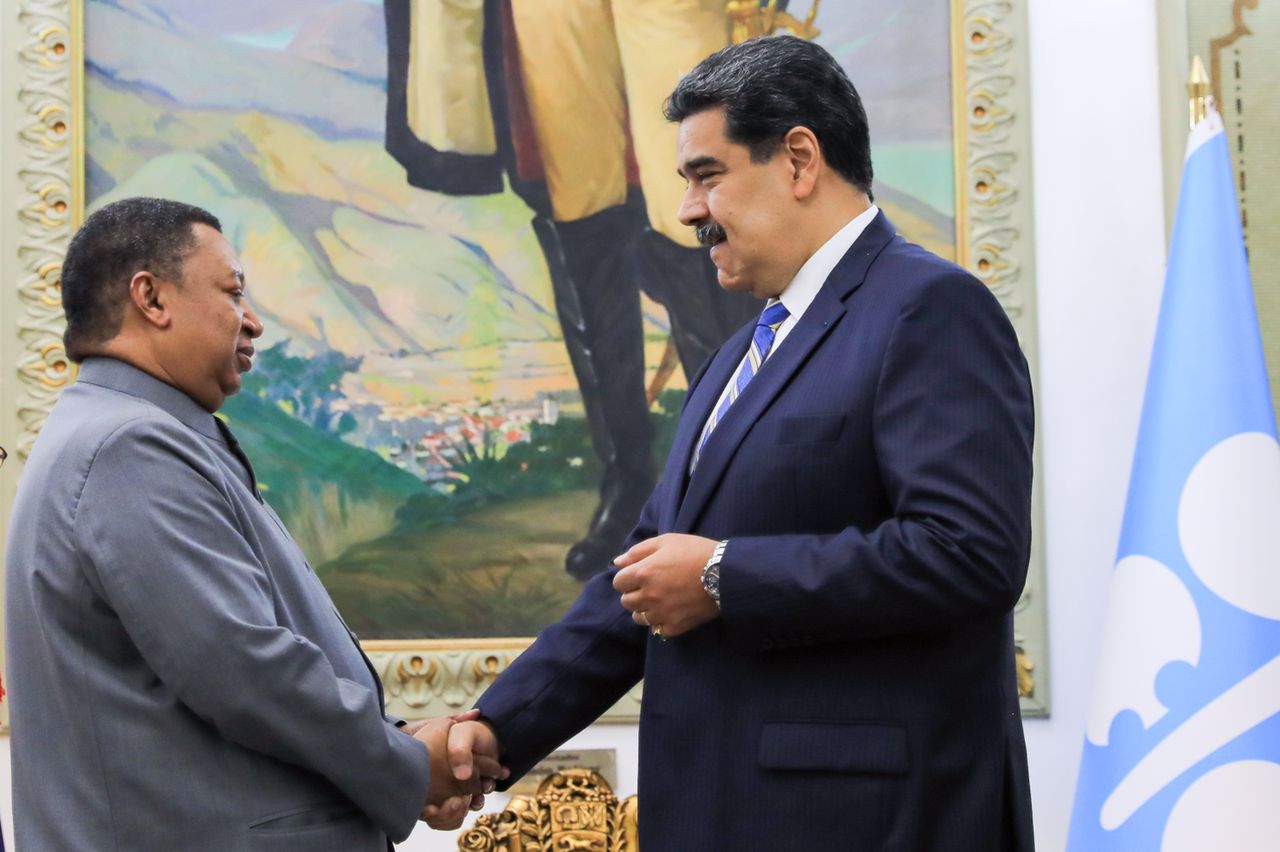 President Maduro holds meeting with OPEC Secretary General