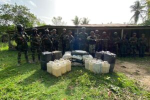 (FANB) incautaron 10 mil litros de químicos precursores para el procesamiento de drogas incautó