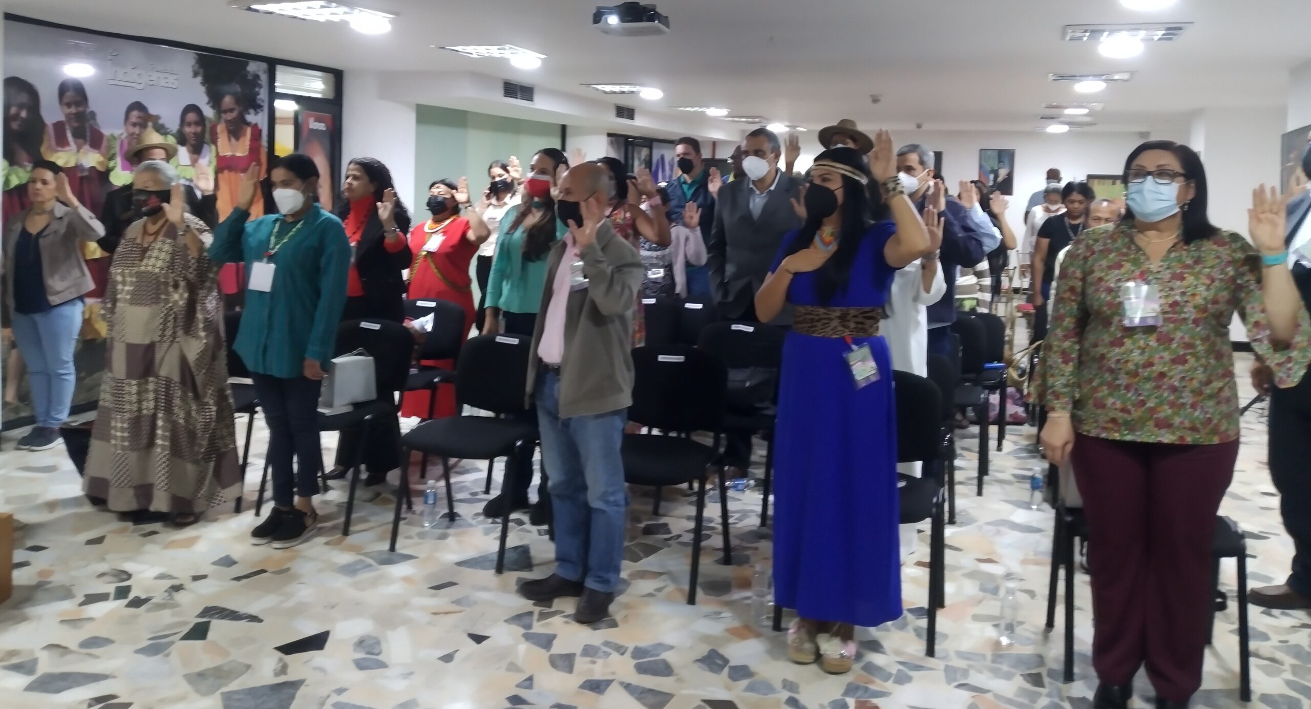 Juramentan movimiento Cacica Urquía en defensa del territorio del Esequibo