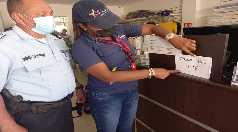 Verifican cumplimiento de tasa BCV para transacciones en divisas en Portuguesa