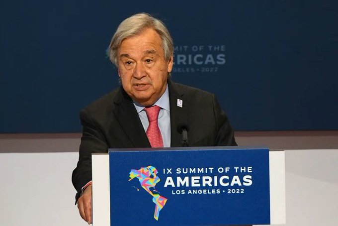 Secretario de ONU en Cumbre de las Américas aboga por el multilateralismo para afrontar desafíos