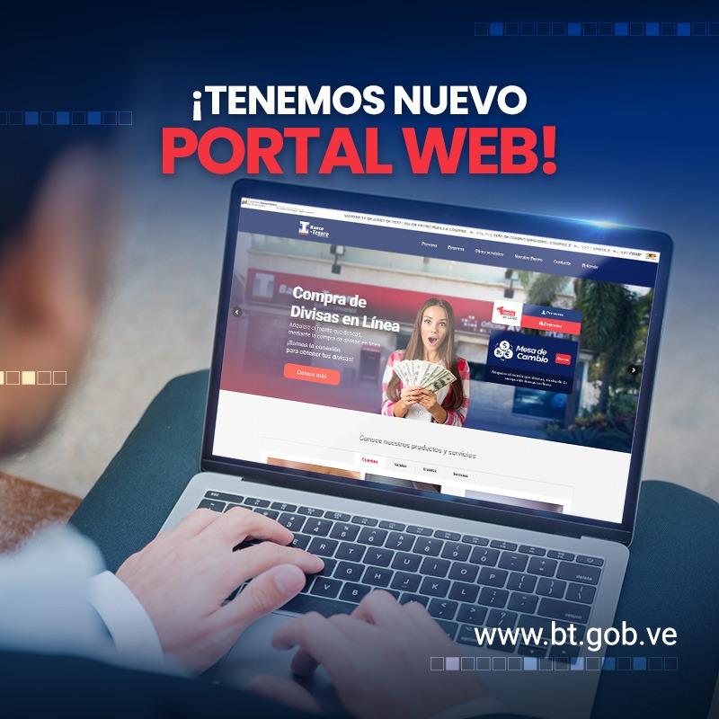 Banco del Tesoro estrenó portal web