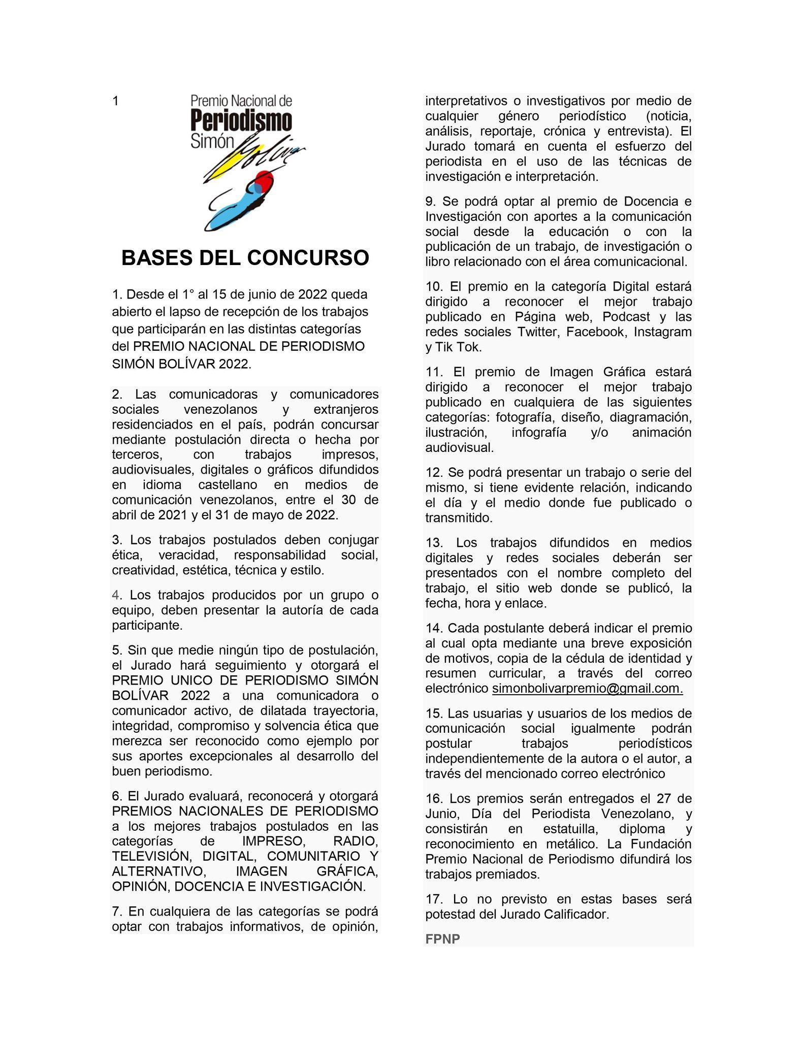 Premio Nacional de Periodismo será en honor a Earle Herrera