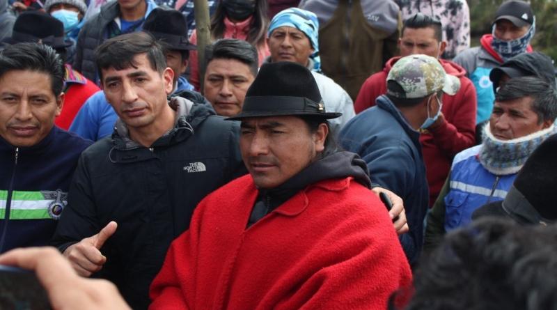 Liberan a líder indígena detenido durante protestas en Ecuador