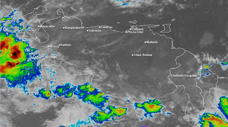 Continúa inestabilidad atmosférica en gran parte del territorio nacional