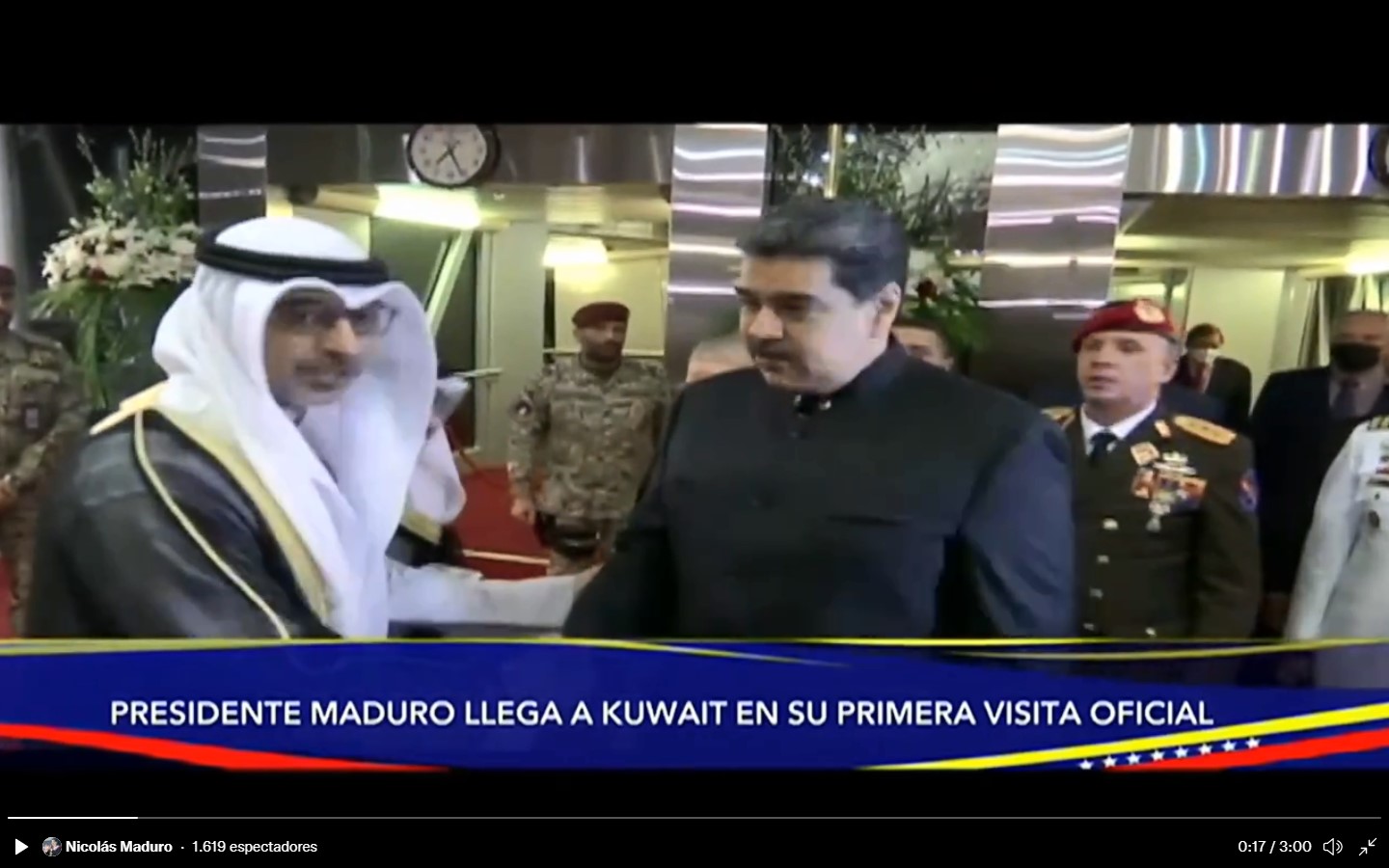 Presidente Nicolas Maduro arriba al Estado de Kuwait para fortalecer cooperación