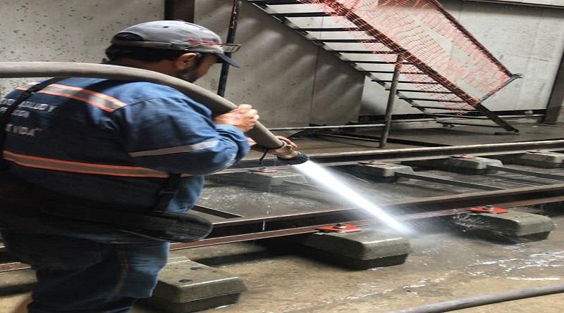 Clase trabajadora continúa labores en Línea 5 del Metro de Caracas