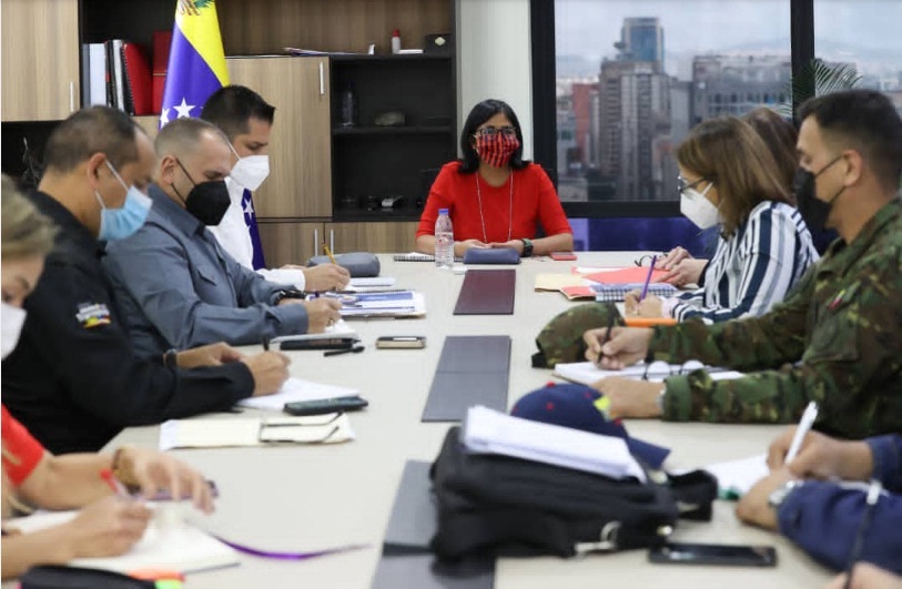 Vicepresidenta Rodríguez lideró reunión de la Comisión Presidencial para la Prevención, Atención y Control contra la Covid-19