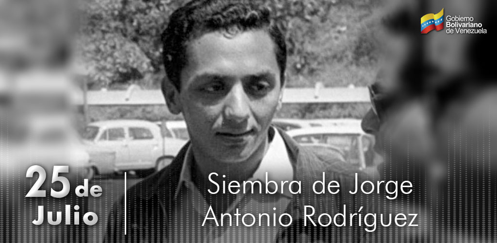 A 46 de su siembra, Jorge Rodríguez vive en el combate por el Socialismo