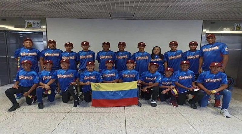 Venezuela debutará ante México en Copa Mundial de Béisbol Sub-12