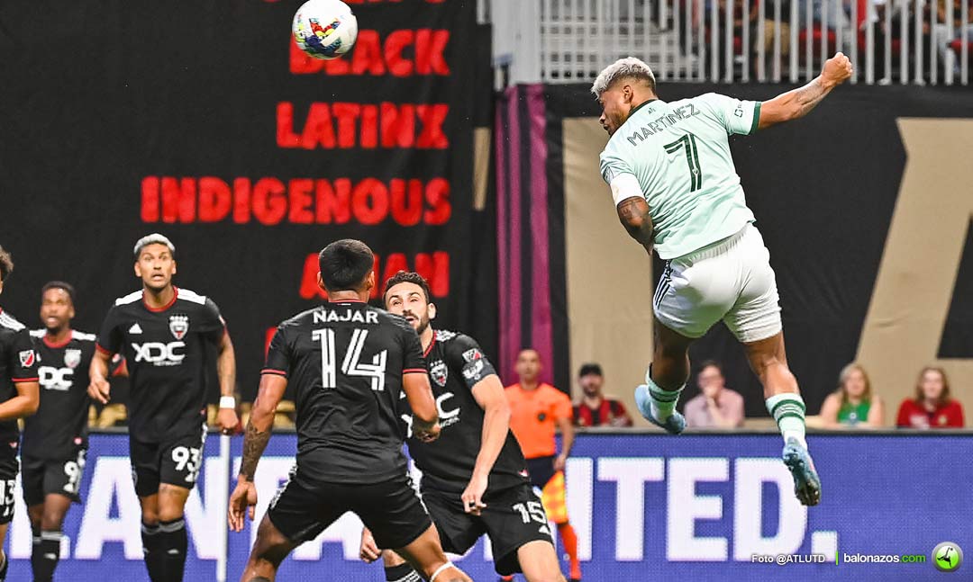 Josef Martinez anotó en la victoria de 3 goles por 2 del Atlanta united ante el DC United