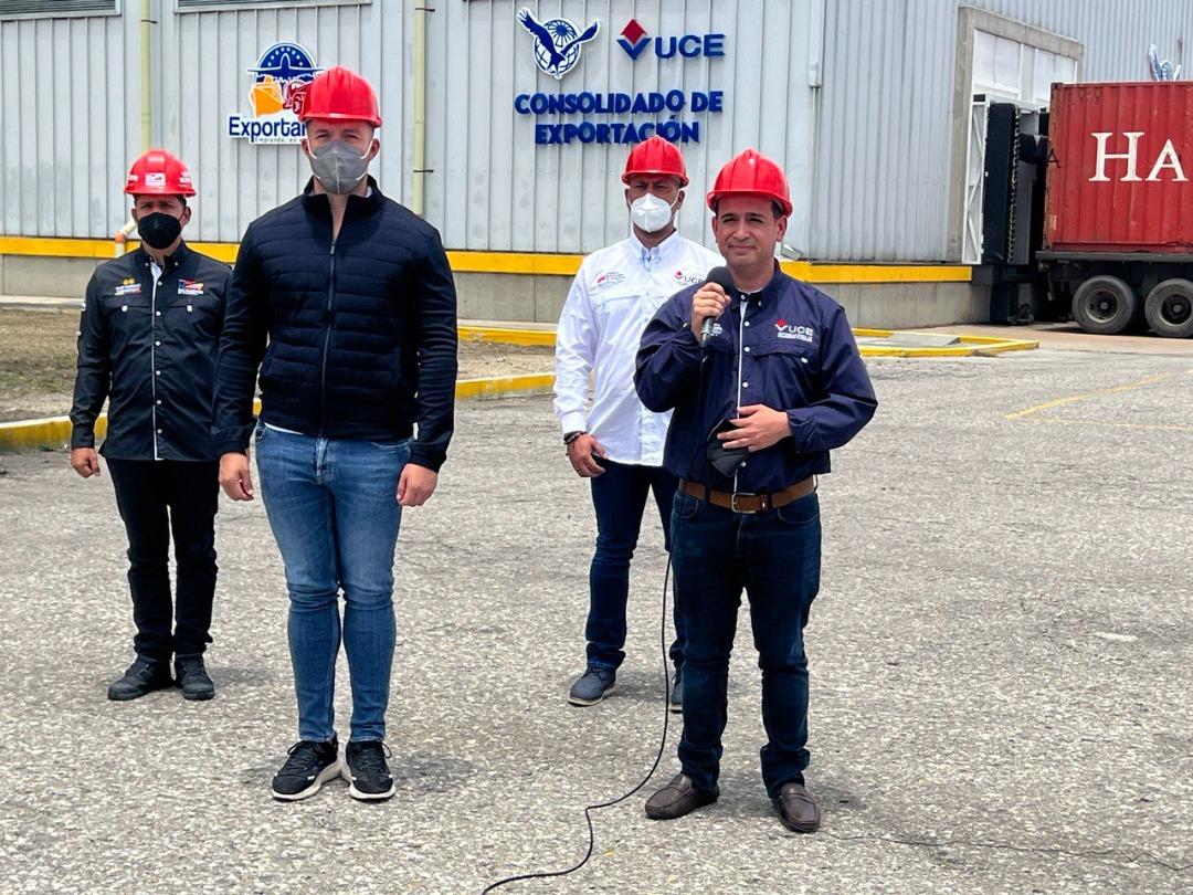 Viceministro Álvarez inaugura el primer almacén de consolidación de carga en Puerto Cabello