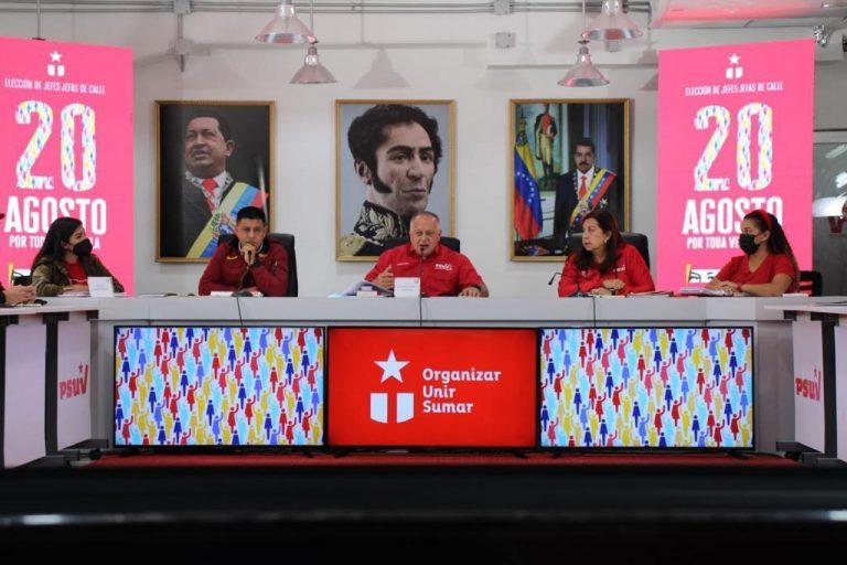 elección de jefes y jefas de calle