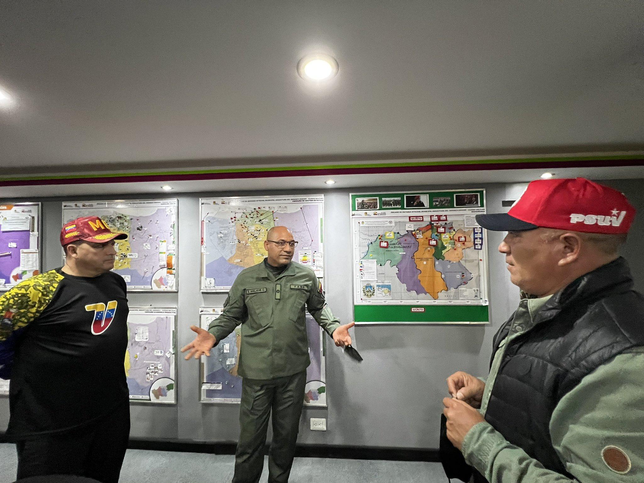 Alcalde Angostura del Orinoco sostuvo encuentro con el jefe medios Redi Milicia