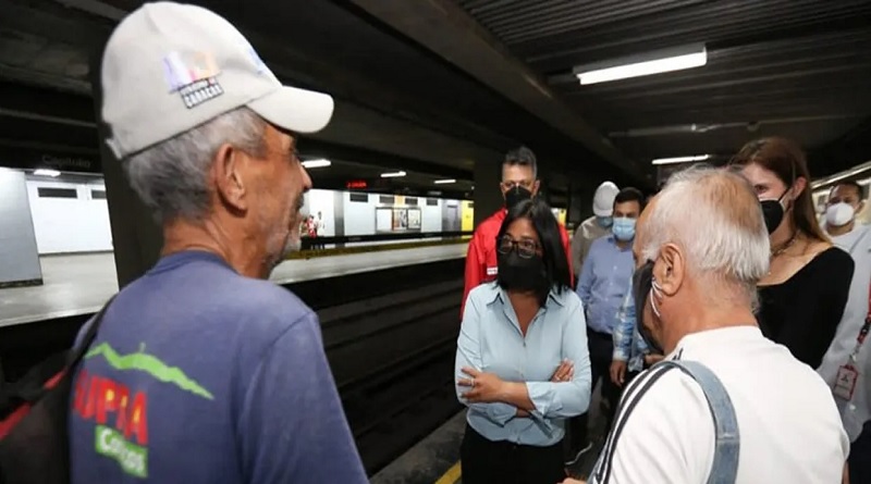 Vicepresidenta Ejecutiva Delcy Rodríguez supervisa avances del Plan Metro se Mueve Contigo