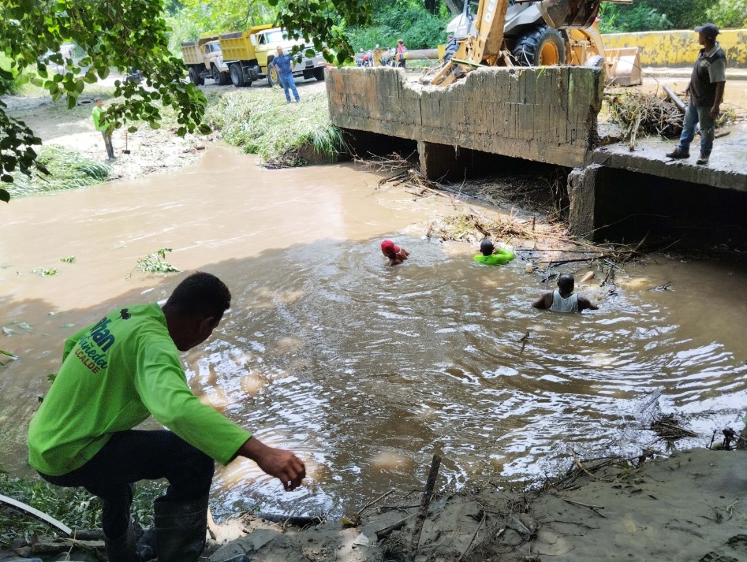 Alcaldía de Guacara desplegó operativo para atender contingencia por lluvias