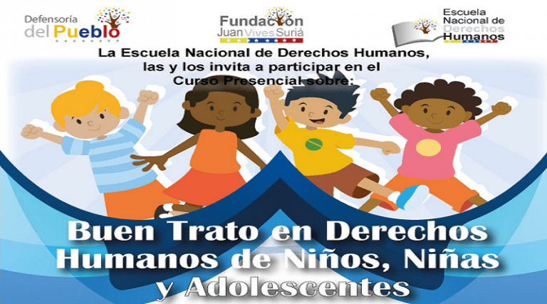 Escuela Nacional de DD. HH. presentará curso sobre Buen Trato a niños y adolescentes