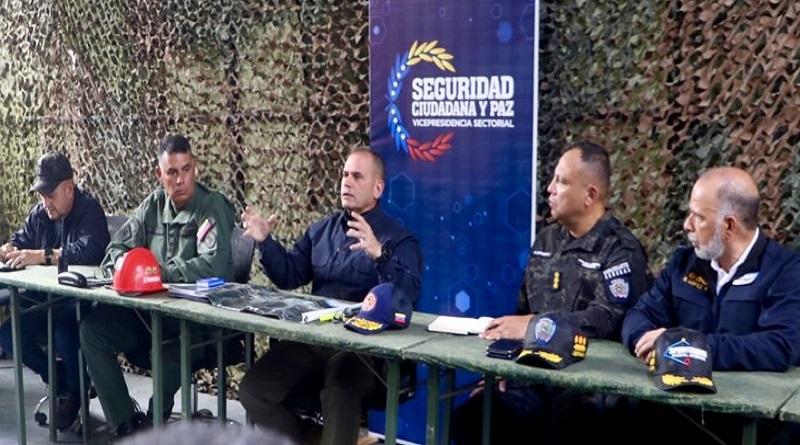 Evalúan operativos en gestión de riesgos y seguridad en Las Tejerías
