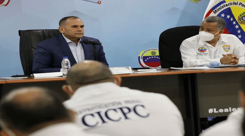 Ministro Ceballos se reúne con autoridades del CICPC para optimizar ejercicio policial
