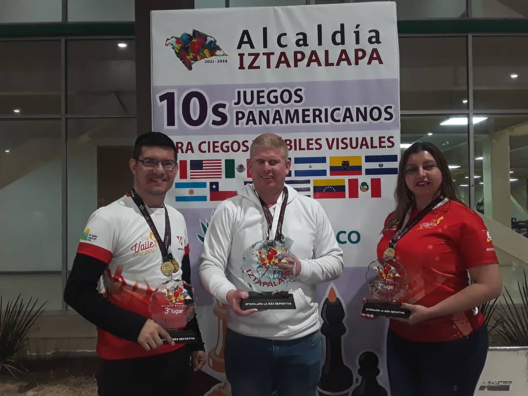 Harlen Otero se tituló tricampeón en Juegos Panamericanos de Ajedrez para Débiles Visuales