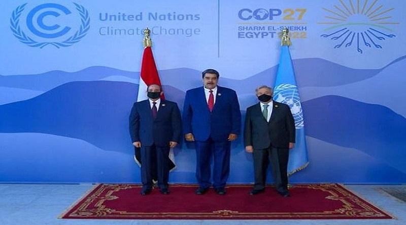 Jefe de Estado arriba a la sede de la 27° Conferencia sobre el Cambio Climático en Egipto