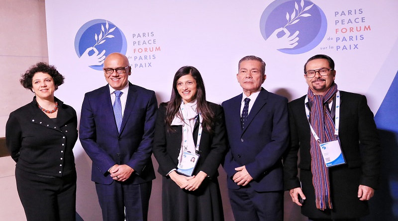 Presidente de la AN ratifica en Foro de París que el camino de Venezuela es el diálogo