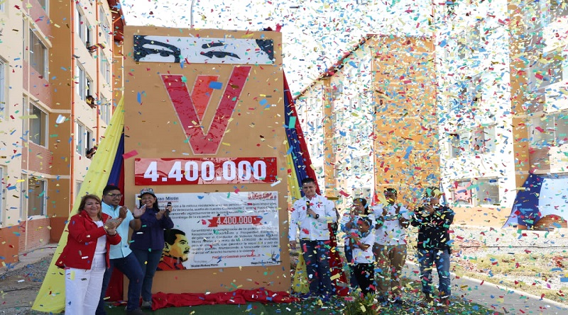 Develan Hito cuatro millones 400 mil de viviendas en Aragua