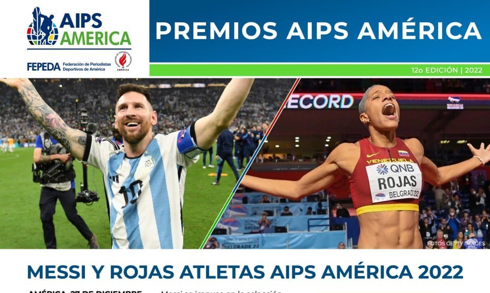 Yulimar Rojas y Lionel Messi los mejores del año para la AIPS América