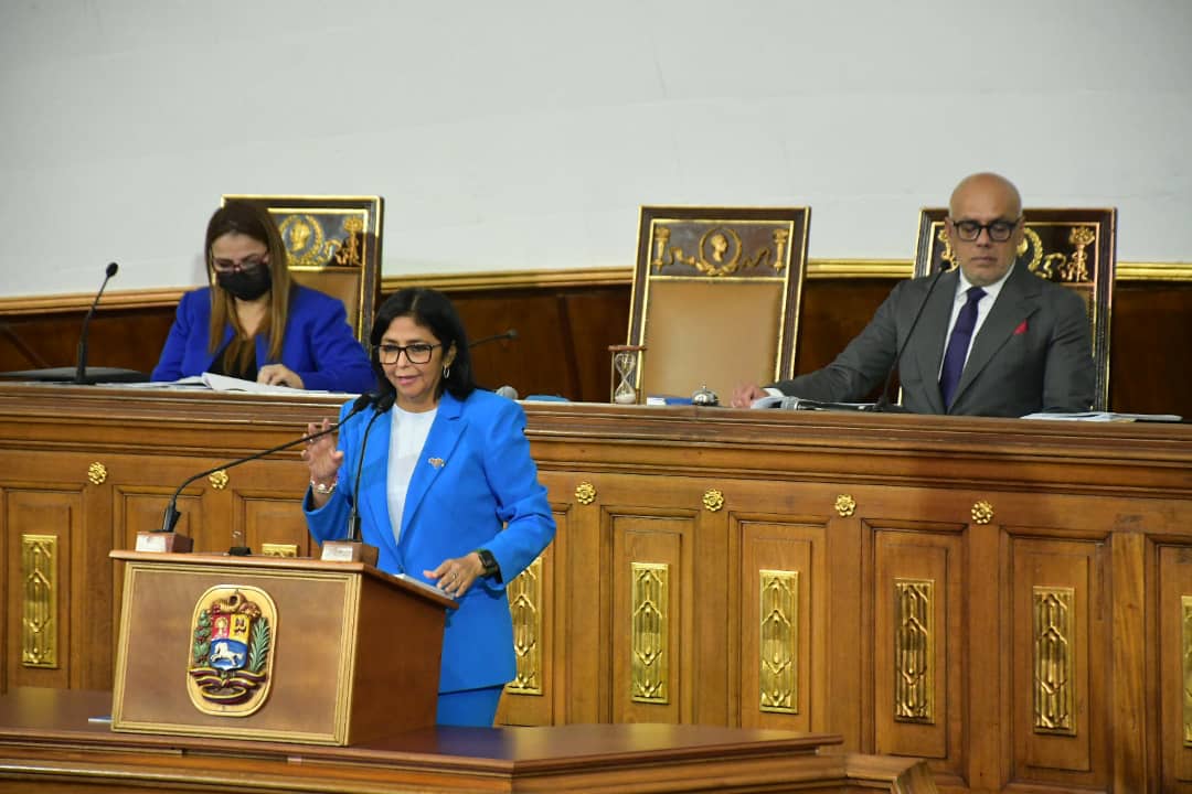 Vicepresidenta Delcy Rodríguez: «77,1% del presupuesto anual de la Nación será destinado a la inversión social»