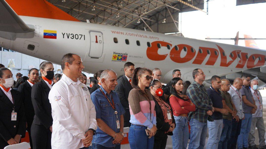 Conviasa prevee retomar los vuelos comerciales a Chile, Argentina, Ecuador y Perú