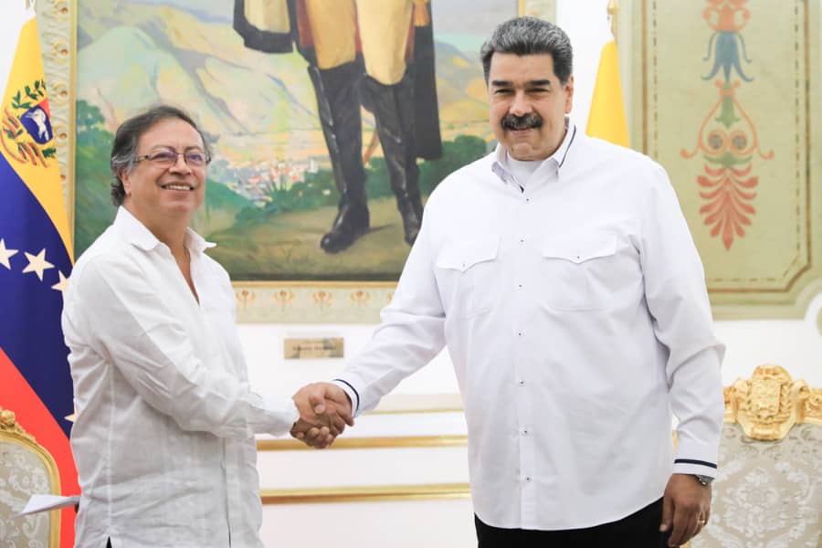 Presidente Maduro sostiene reunión bilateral con su homólogo Petro en Miraflores